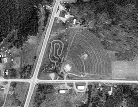 Alpena Drive-In Theatre - AERIAL PHOTO - PHOTO FROM TERRASERVER